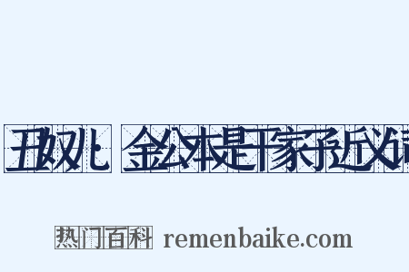 丑奴儿·金公本是干家子近义词是什么意思的图片